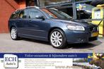 Volvo V50 2.0 145 pk Sport, Leer, 17 inch, Bluetooth, PDC, Gebruikt, 4 cilinders, Met garantie (alle), Blauw