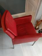 eetkamerstoelen, Huis en Inrichting, Ophalen, Gebruikt, Twee, Leer