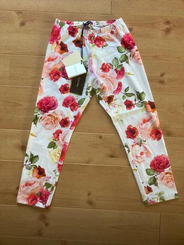 Monnalisa legging bloemen maat 152 12 jaar lengte 3/4! beschikbaar voor biedingen