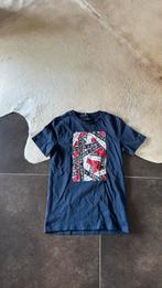 Blauw Tommy Hilfiger shirt maat 164, Ophalen of Verzenden, Zo goed als nieuw, Jongen, Shirt of Longsleeve