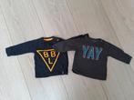 2 shirts maat 50, Kinderen en Baby's, Babykleding | Maat 50, Bess, Shirtje of Longsleeve, Ophalen of Verzenden, Jongetje