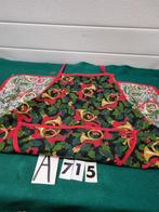 kerst schort met hoorn prent [a715], Ophalen of Verzenden