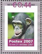 Persoonlijke zegel, Postex 2007 , postfris, Postzegels en Munten, Postzegels | Nederland, Verzenden, Postfris