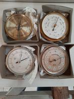 Vintage Weerstations / Barometers - Set van 4.wuba.warmink, Ophalen of Verzenden, Gebruikt, Weerstation