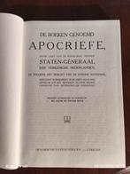 Oude Apocriefe Boeken Staten-Generaal 1618/1619, Ophalen of Verzenden, Gelezen, Staten-Generaal