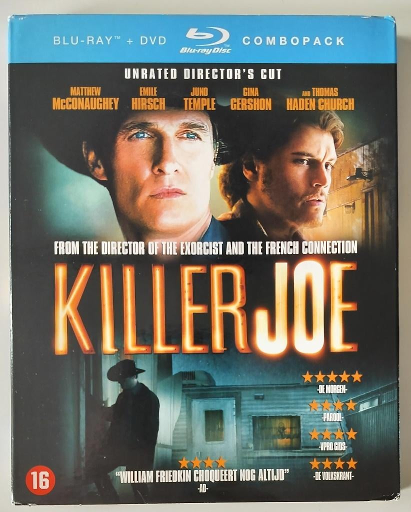 Killer Joe [2011] *Blu-ray & DVD combopack, Cd's en Dvd's, Blu-ray, Zo goed als nieuw, Thrillers en Misdaad, Ophalen of Verzenden