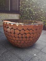 Bali Salontafel handgemaakt, Huis en Inrichting, Ophalen, Zo goed als nieuw, Rond, 50 tot 100 cm