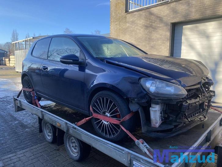 VW GOLF 6 Blauw LD5Q Rechts spiegel buitenspiegel 2009-2013, Auto-onderdelen, Spiegels, Volkswagen, Gebruikt, Ophalen of Verzenden