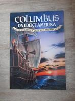 Columbus ontdekt Amerika leesboek met een bouwplaat, Ophalen of Verzenden, Zo goed als nieuw