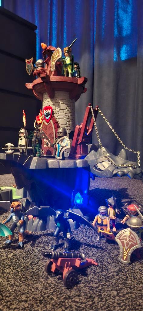 Playmobil Kasteel met Ridders en Draken, Kinderen en Baby's, Speelgoed | Playmobil, Gebruikt, Complete set, Ophalen