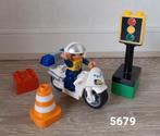 Politie motor - complete set 5679, Ophalen of Verzenden, Zo goed als nieuw, Duplo