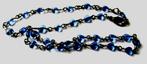 Prachtige vintage murano glas hartjes ketting, Sieraden, Tassen en Uiterlijk, Kettingen, Verzenden, Zo goed als nieuw