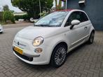 Fiat 500 Cabrio 1.2 Lounge Nl auto Lage Km, Auto's, Gebruikt, 4 cilinders, Wit, Origineel Nederlands