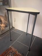 Vintage Formica Bloementafel - 50/60er Jaren, Kunststof, Gebruikt, Rond, Ophalen of Verzenden