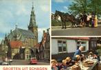 Groeten uit Schagen - 3 afb - 1969 gelopen, Verzamelen, Ansichtkaarten | Nederland, Ophalen of Verzenden, Voor 1920, Gelopen, Noord-Brabant