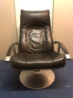Vintage Kebe lederen relax stoel, Ophalen, Zo goed als nieuw, 50 tot 75 cm