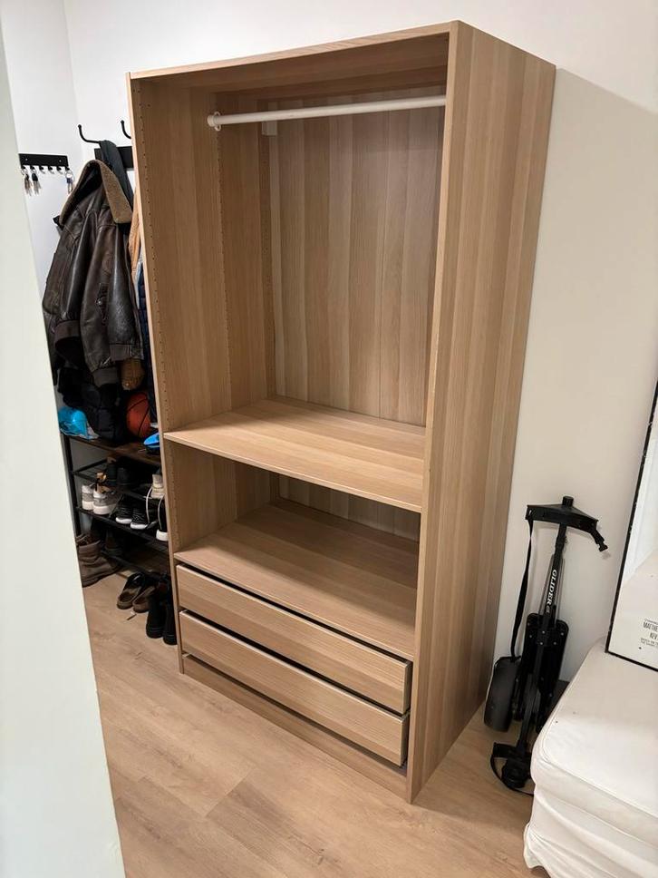 Nette IKEA Pax kast (201x100x58), Huis en Inrichting, Kasten | Kledingkasten, Gebruikt, 200 cm of meer, 100 tot 150 cm, 50 tot 75 cm