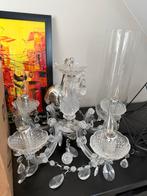 Kroonluchter, Huis en Inrichting, Lampen | Hanglampen, Ophalen, Zo goed als nieuw, Glas, Minder dan 50 cm