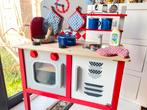 Houten speelkeukentje inclusief toebehoren, Kinderen en Baby's, Speelgoed | Speelkeukens, Ophalen, Zo goed als nieuw