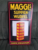 Emaille reclame bord - Maggi, Ophalen of Verzenden, Zo goed als nieuw, Reclamebord