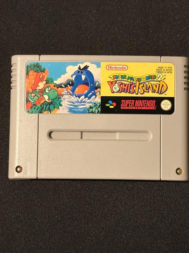 Super Mario World 2: Yoshi's Island - SNES PAL FAH, Spelcomputers en Games, Games | Nintendo Super NES, Zo goed als nieuw, Platform