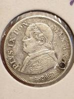 Vaticaanstad, 10 soldi 1868, zilver (19), Postzegels en Munten, Munten | Europa | Niet-Euromunten, Zilver, Ophalen of Verzenden