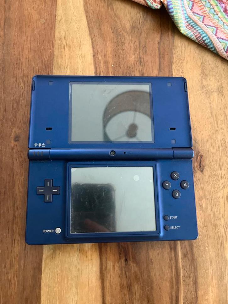 Nintendo DS Blauw + Games, Spelcomputers en Games, Spelcomputers | Nintendo Game Boy, Gebruikt, Overige modellen, Met games, Ophalen