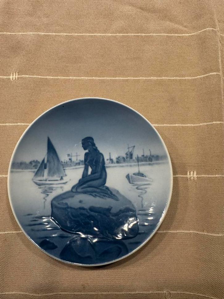 Royal Copenhagen Denmark Herinneringsbord Langelinie, Antiek en Kunst, Antiek | Wandborden en Tegels, Ophalen of Verzenden