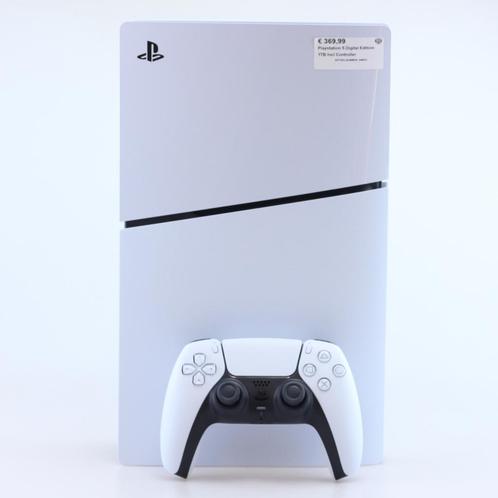 Playstation 5 Digital Edition 1TB Incl Controller, Spelcomputers en Games, Spelcomputers | Sony PlayStation 5, Zo goed als nieuw