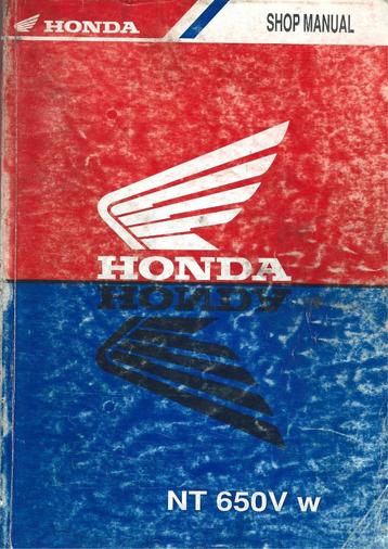 Honda NT650 shop manual werkplaatsboek beschikbaar voor biedingen