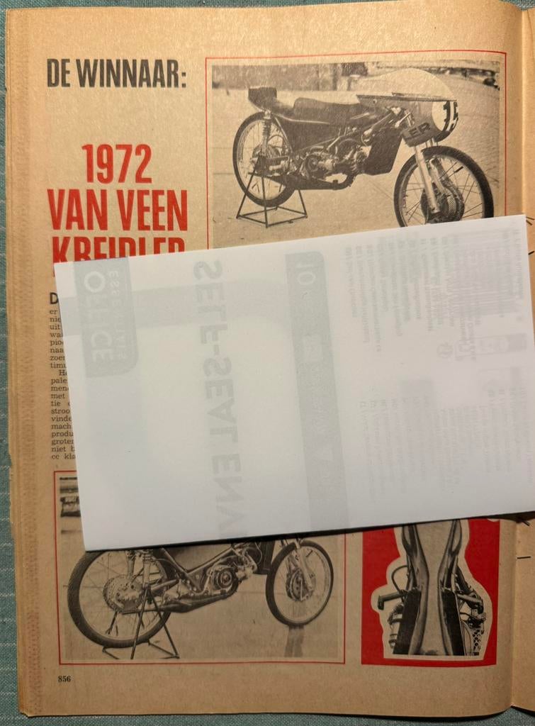 Artikel 1972 Kreidler Van Veen, Verzenden, Zo goed als nieuw, Auto's