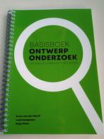 Anne van der Werff - Basisboek ontwerponderzoek, Sociale wetenschap, Ophalen of Verzenden, Zo goed als nieuw, Anne van der Werff; Hugo Pont; Luuk Kampman
