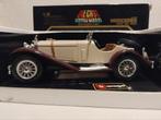 Mercedes Benz SSK brown 1928 Bburago metal 1:18 KRD, Hobby en Vrije tijd, Modelauto's | 1:18, Ophalen of Verzenden, Zo goed als nieuw