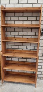 Brocante grenen boekenkast., Huis en Inrichting, Ophalen, Zo goed als nieuw, 25 tot 50 cm, 50 tot 100 cm