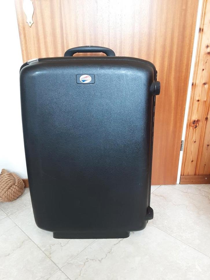 American Tourister XL Trolley - Zwart, Sieraden, Tassen en Uiterlijk, Koffers, Gebruikt, Hard kunststof, 70 cm of meer, 55 cm of meer