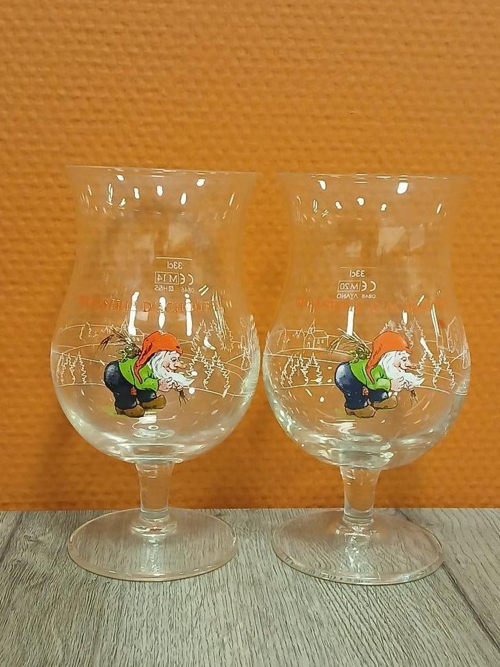 la chouffe, Verzamelen, Biermerken, Gebruikt, Glas of Glazen, Overige merken, Ophalen of Verzenden