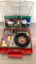 Casino spel met roulette en poker, incl boekjes, Ophalen of Verzenden, Zo goed als nieuw