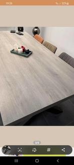 Houten eettafel Antraciet, Ophalen, Gebruikt