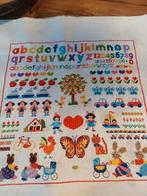 Borduurwerk ABC., Ophalen of Verzenden, Zo goed als nieuw, Overige typen