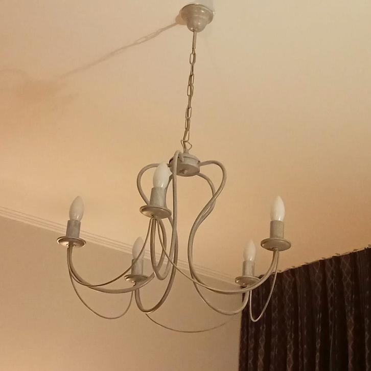 Mooie kroonluchter, Huis en Inrichting, Lampen | Kroonluchters, Gebruikt, Metaal, Overige materialen, Ophalen of Verzenden