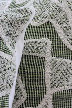 Jacquard kussen groen, Ophalen of Verzenden, Nieuw, Groen, Vierkant