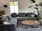 Grote zithoek Italiaans design kleur grijs, Huis en Inrichting, Ophalen, Gebruikt, Stof, Italiaans design