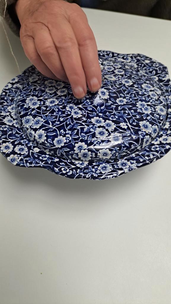 Calico Burleigh Sauskom, Antiek en Kunst, Antiek | Keramiek en Aardewerk, Ophalen of Verzenden