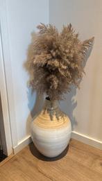 Vaas met Pompomgras, Ophalen, Overige kleuren, Aardewerk of Porselein, Zo goed als nieuw
