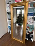 Prachtige facet geslepen oude gouden spiegel, Huis en Inrichting, Woonaccessoires | Spiegels, Ophalen, Gebruikt, 75 tot 100 cm