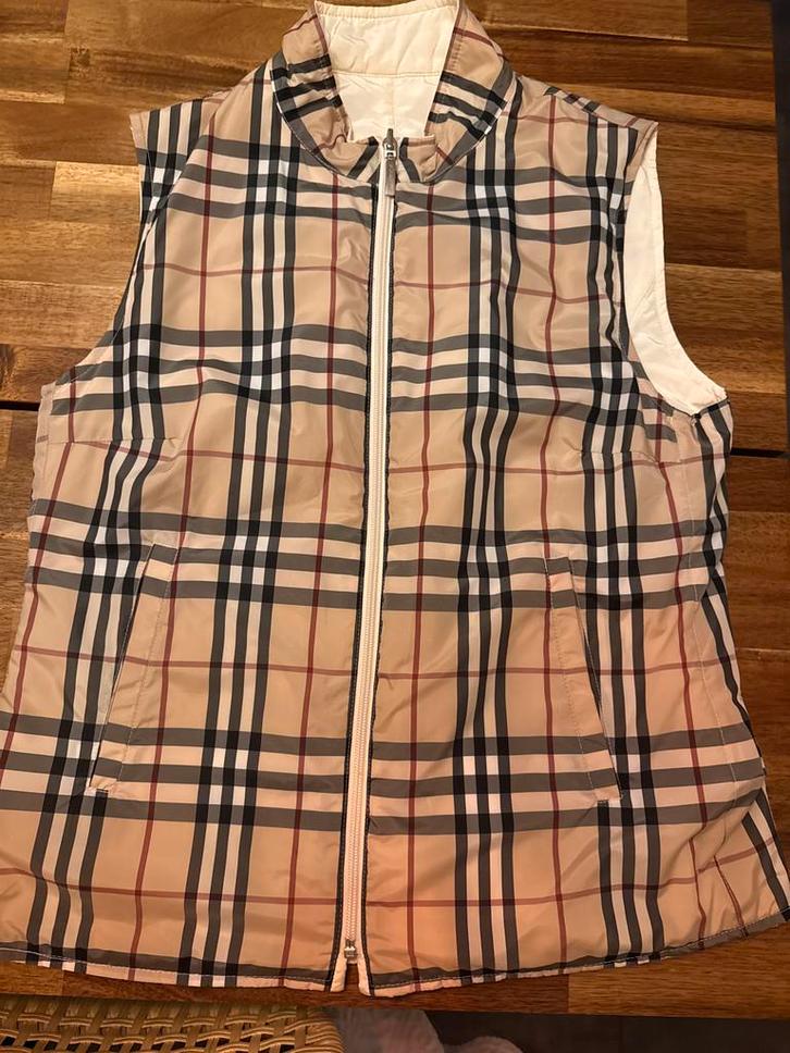 Burberry Bodywarmer - Nieuw & Omkeerbaar!, Kleding | Dames, Bodywarmers, Nieuw, Beige, Ophalen of Verzenden