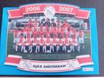Placemat AJAX eredivisie 2006/2007, Verzamelen, Sportartikelen en Voetbal, Ophalen of Verzenden, Zo goed als nieuw, Ajax, Overige typen