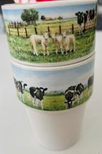 2 bekers Wiebe van der Lee 2007, Huis en Inrichting, Keuken | Servies, Ophalen of Verzenden, Zo goed als nieuw, Overige stijlen