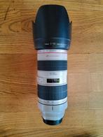Canon lens EF 70-200mm 1:2.8  L ultrasonic. +ET-83.zonnekap, Audio, Tv en Foto, Fotografie | Lenzen en Objectieven, Ophalen, Zo goed als nieuw
