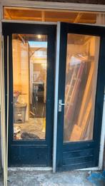 twee openslaande deuren tuindeuren, Ophalen, Gebruikt, 120 cm of meer, 215 cm of meer